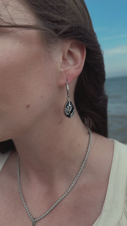 Siren’s Sorrow Teardrop Earrings