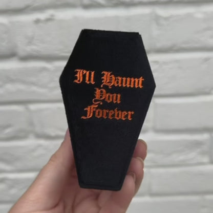 Personalised Engagement Coffin Ring Box