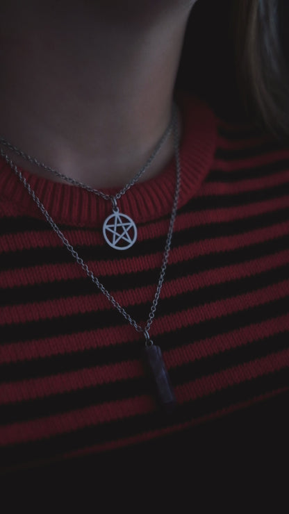 Pentacle Layer Necklace