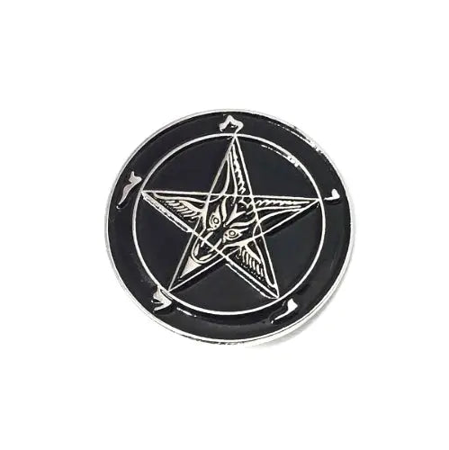 Black Baphomet Pin mysticumluna2021