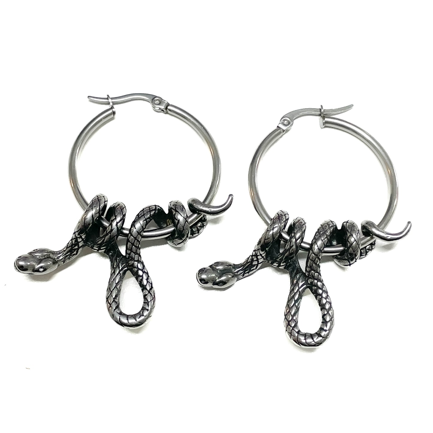 Serpent's Lair Snake Earrings mysticumluna2021