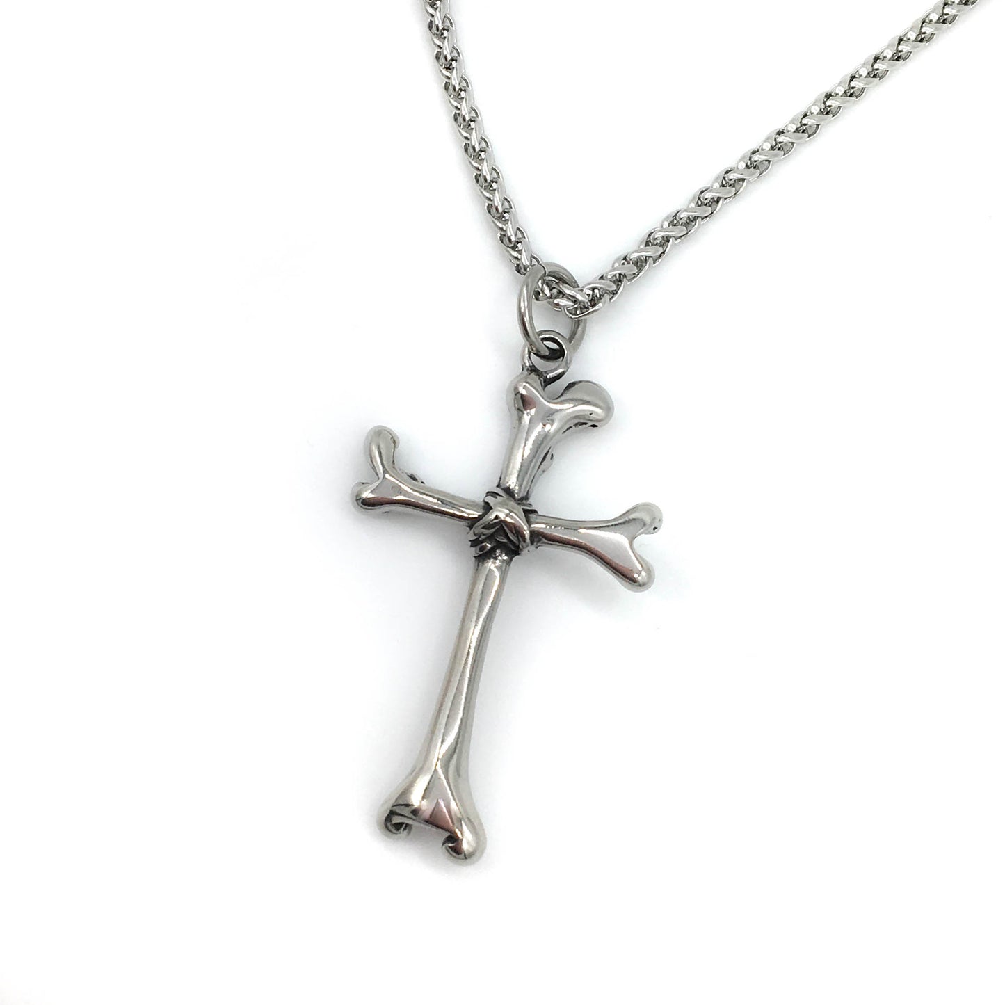 Osteomancy Bone Cross Necklace mysticumluna2021