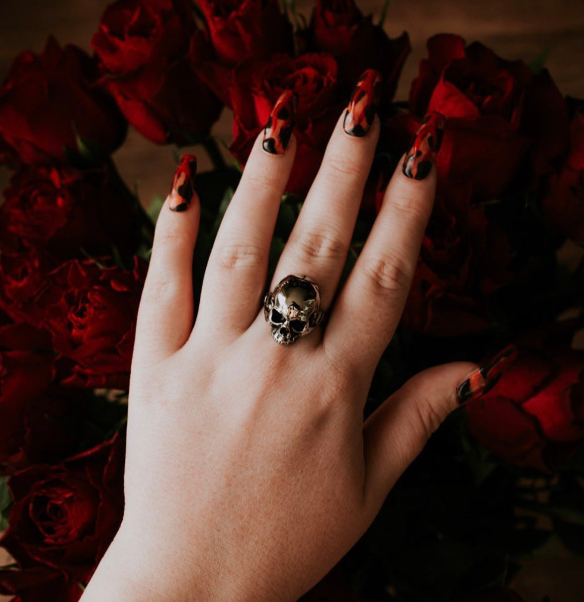 Hel Skull Ring mysticumluna2021