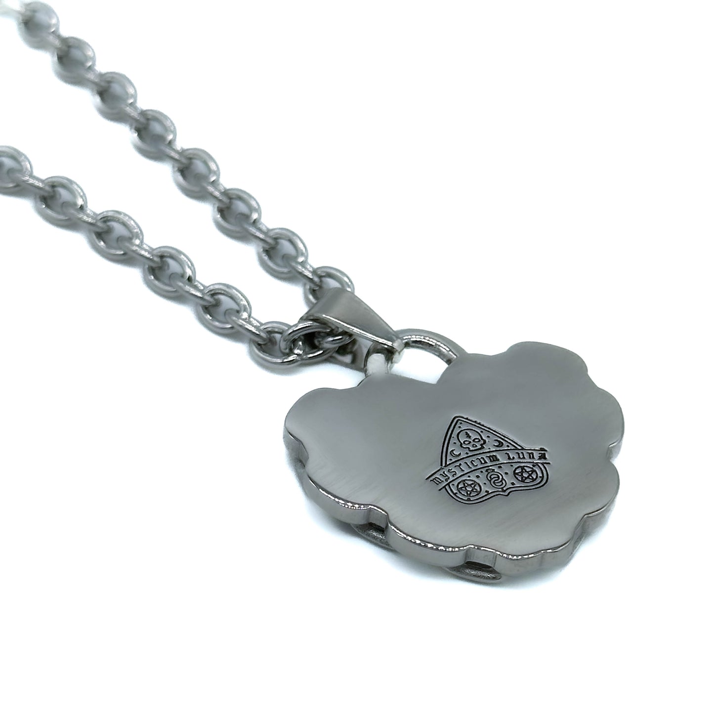 Chained Up Heart Padlock Necklace Mysticum Luna