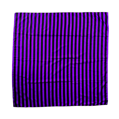 Purple and Black Striped Headscarf Mysticum Luna