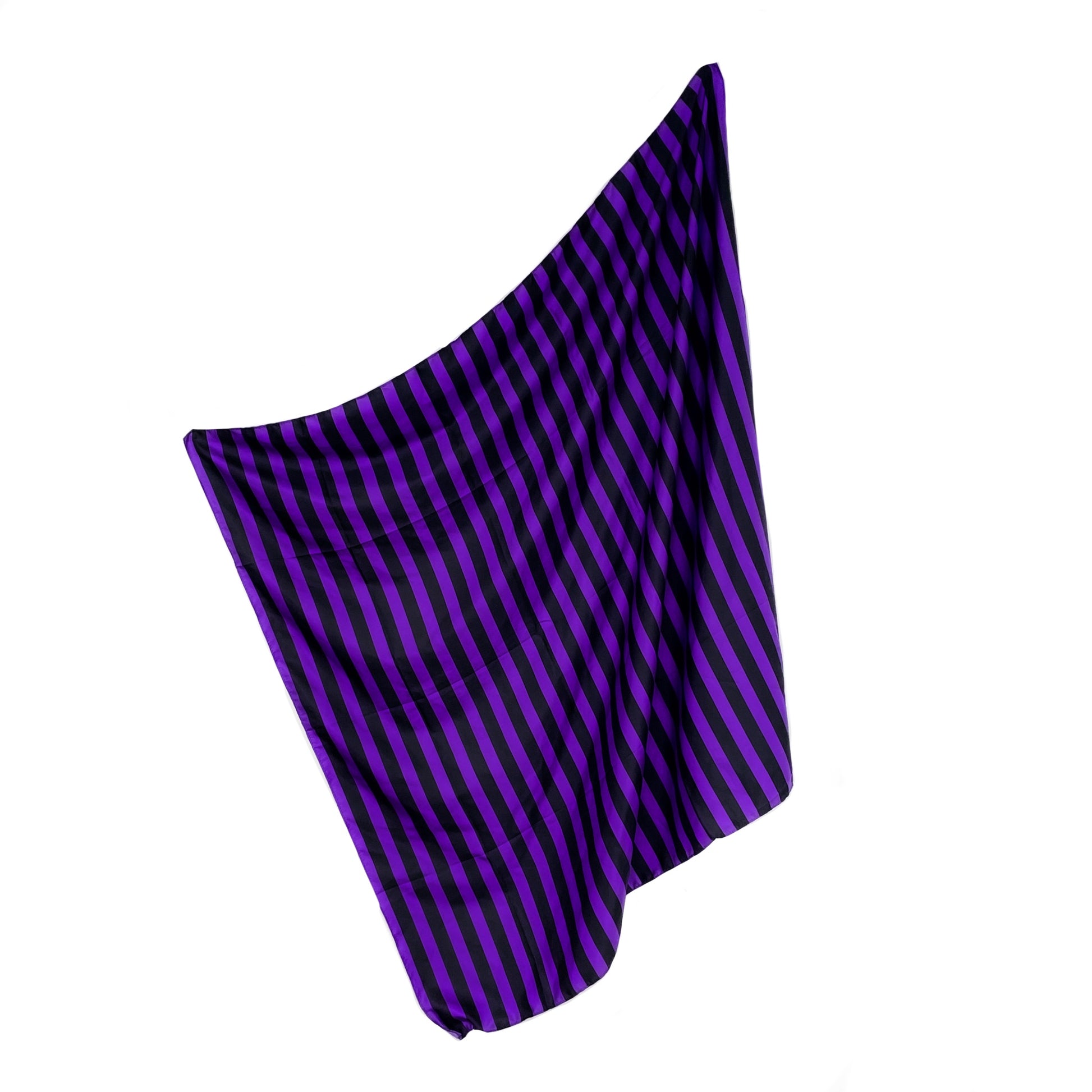 Purple and Black Striped Headscarf Mysticum Luna
