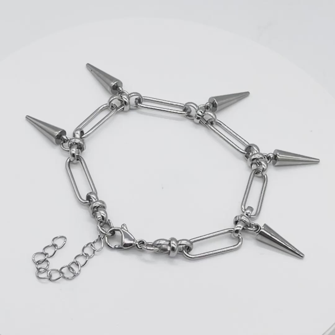 Spiked on sale choker chain