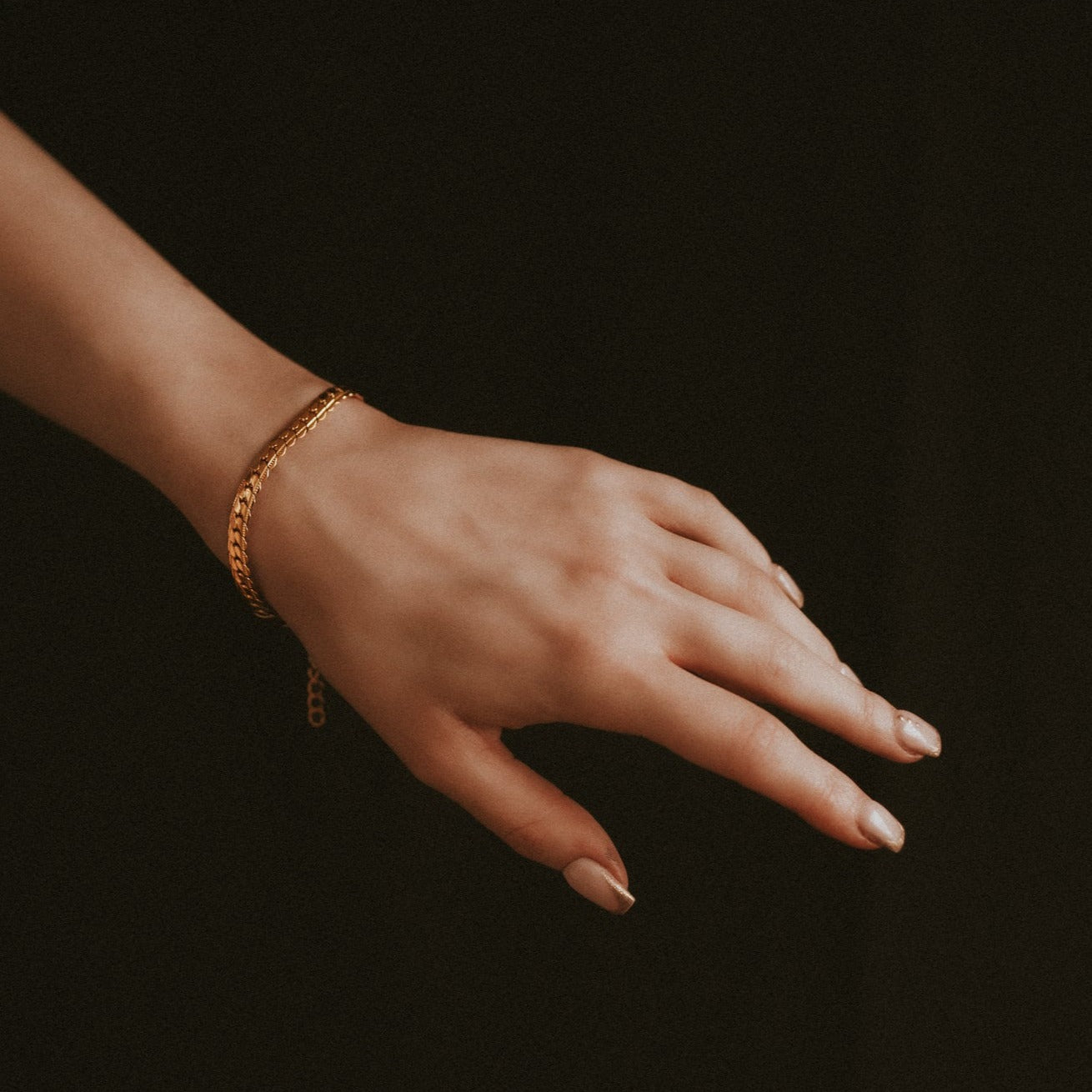 Litha Gold Chain Bracelet Mysticum Luna
