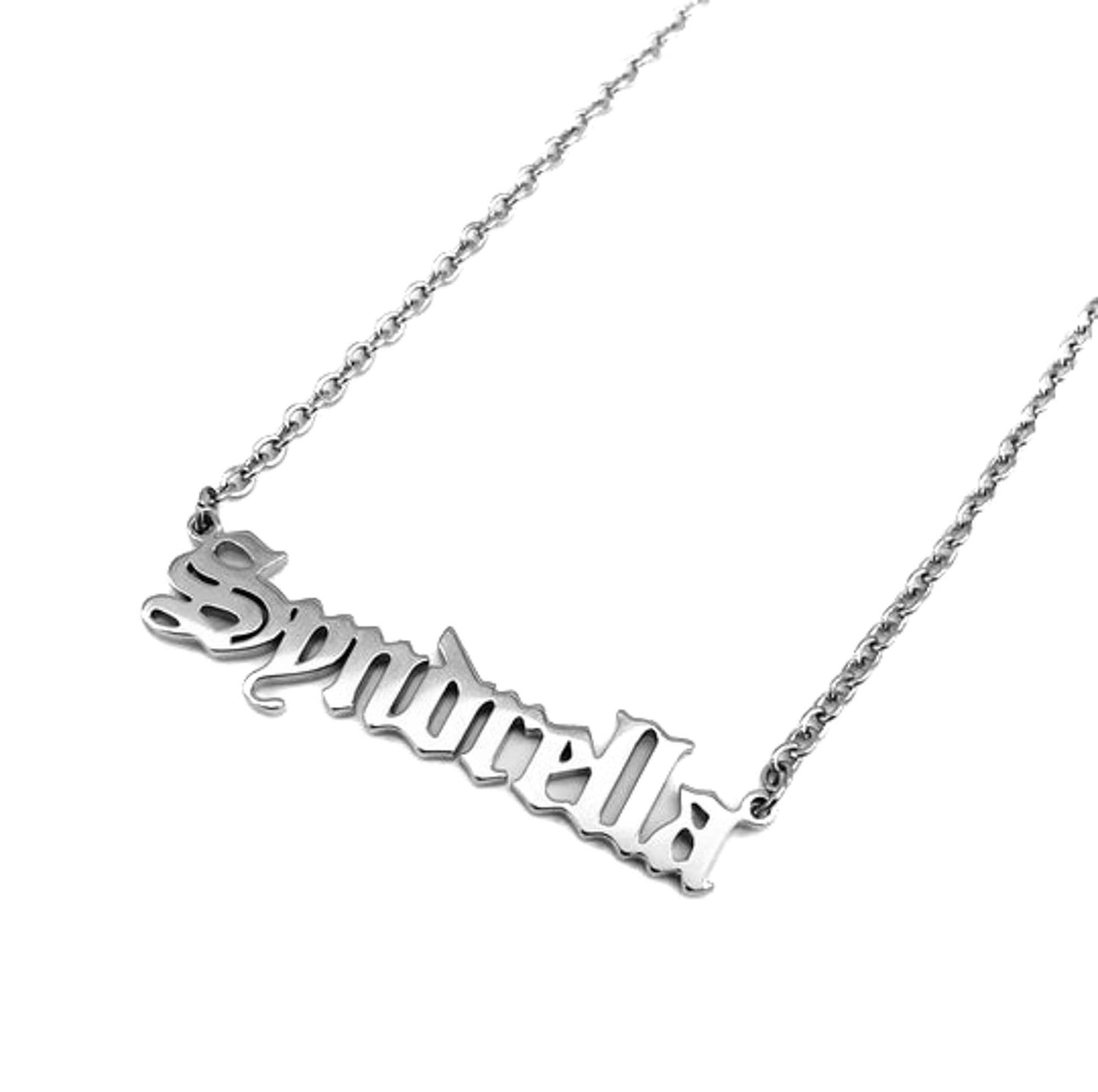 Old English Personalised Name Necklace mysticumluna2021