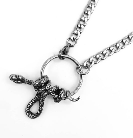 Serpent's Lair Snake Necklace mysticumluna2021