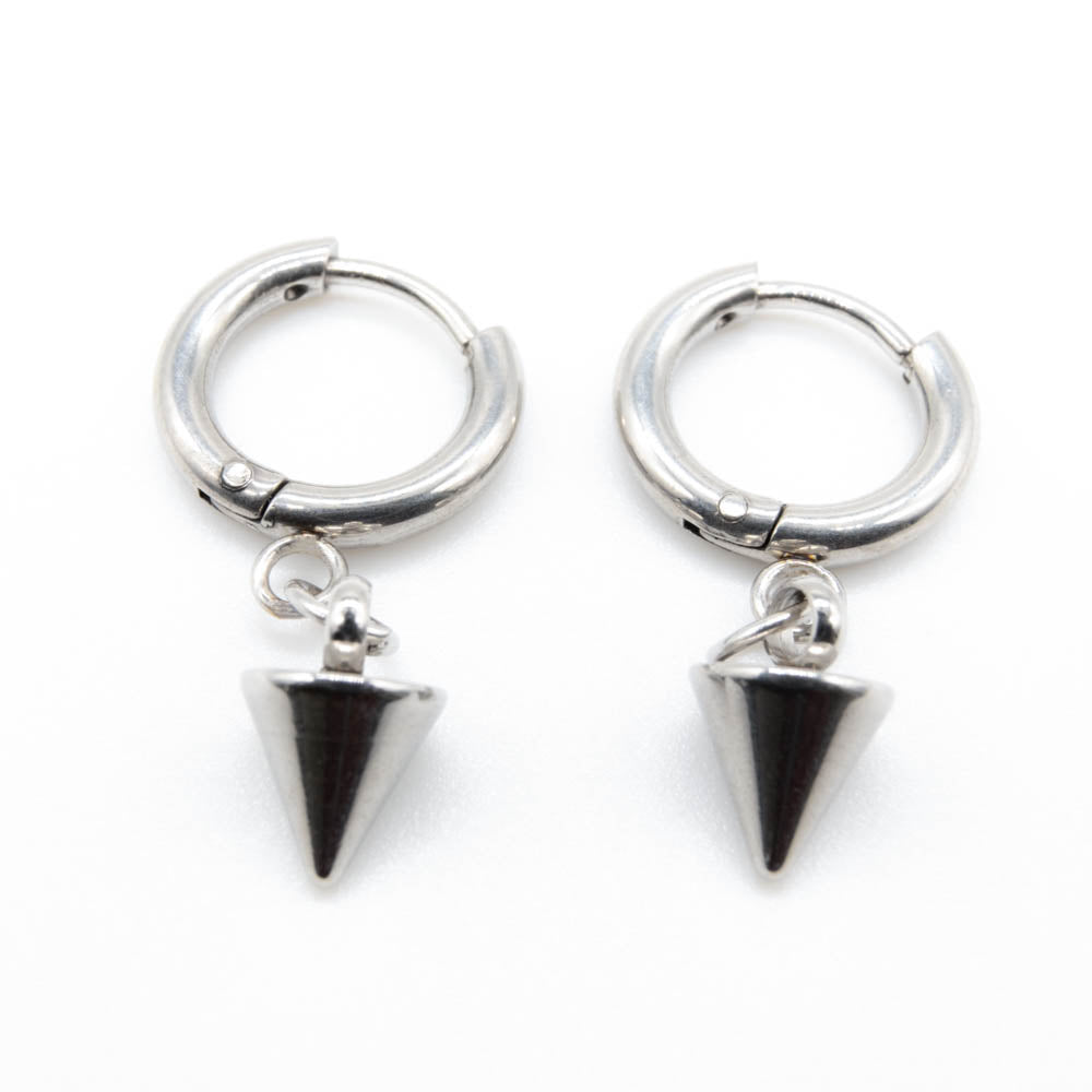 Mercy Spike Hoop Earrings | Mysticum Luna Gothic Hoop Earrings